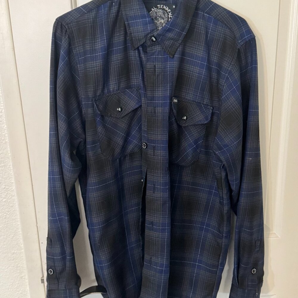 Dixxon x Suicidal Tendencies Flannel – Size Medium – Rare Collab